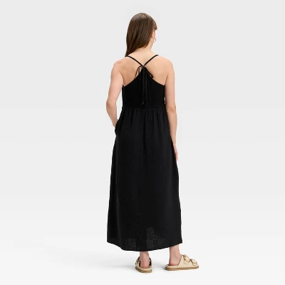 Women's Crochet Trim Maxi Sundress - Universal Thread™ 3 Women's Crochet Trim Maxi Sundress - Universal Thread™