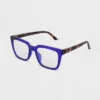 Women's Tortoise Print Gloss Plastic Square Blue Light Filtering Glasses - Universal Thread™ Blue 2 Women's Tortoise Print Gloss Plastic Square Blue Light Filtering Glasses - Universal Thread™ Blue -Universal Thread GUEST c0b317b2 3be3 49da 9e46 d8fa30ac898c