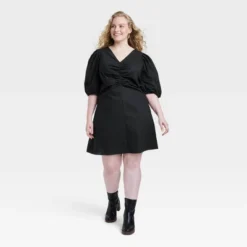 Women's Elbow Puff Sleeve Ruched Mini Dress - Universal Thread™ 9 Women's Elbow Puff Sleeve Ruched Mini Dress - Universal Thread™ -Universal Thread GUEST c0b63799 b25b 425d 9c98 b19acefc49fd