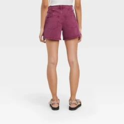 Women's High-Rise A-Line Midi Jean Shorts - Universal Thread™