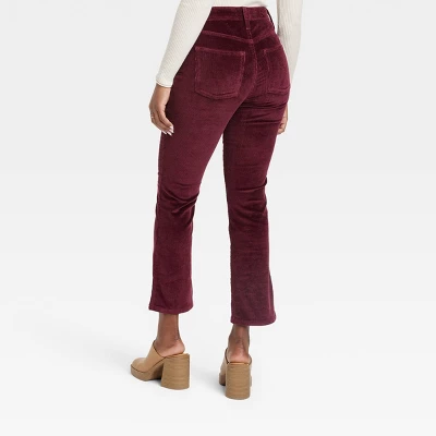 Women's High-Rise Corduroy Bootcut Jeans - Universal Thread™ Burgundy 3 Women's High-Rise Corduroy Bootcut Jeans - Universal Thread™ Burgundy