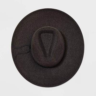 Felt Wide Brim Fedora Hat - Universal Thread™ 4 Felt Wide Brim Fedora Hat - Universal Thread™ - Image 2
