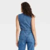 Women's Denim Vest - Universal Thread™ Blue Denim 1 Women's Denim Vest - Universal Thread™ Blue Denim -Universal Thread GUEST ca5a822b 461f 466a 96b1 9501626b077a