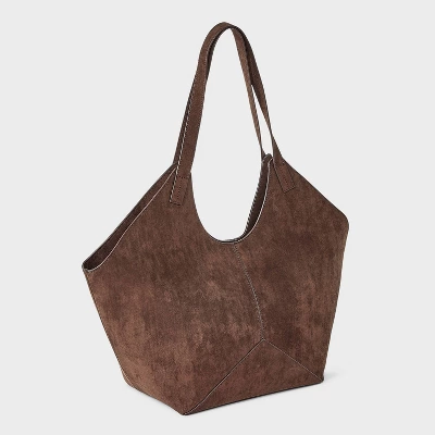 Slouchy Faux Suede Tote Handbag - Universal Thread™ 4 Slouchy Faux Suede Tote Handbag - Universal Thread™ - Image 2