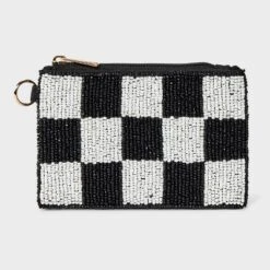 Checker Beaded Pouch - Universal Thread™ Black/White 11 Checker Beaded Pouch - Universal Thread™ Black/White -Universal Thread GUEST d8e013d4 c2b1 4cda a16d 114668b8d186