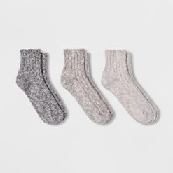 Women's Slub 3pk Ankle Socks - Universal Thread™ 4-10 -Universal Thread GUEST dd367a1c 8829 4c6e ae76 667e25c54809