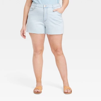 Women's High-Rise Midi Jean Shorts - Universal Thread™ 6 Women's High-Rise Midi Jean Shorts - Universal Thread™ - Image 4