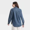 Women's Relaxed Fit Denim Button-Down Shirt - Universal Thread™ -Universal Thread GUEST ec8eb169 a014 4ea7 a66e feb5a123f096