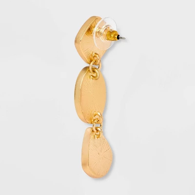 Mixed Lepidolite Stone Drop Earrings - Universal Thread™ Maroon/Pink/Black 4 Mixed Lepidolite Stone Drop Earrings - Universal Thread™ Maroon/Pink/Black - Image 2