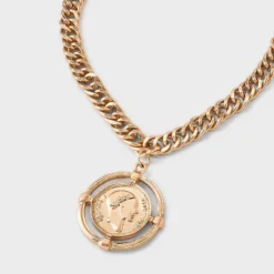 Coin Medallion Pendant Necklace - Universal Thread™ Gold 7 Coin Medallion Pendant Necklace - Universal Thread™ Gold -Universal Thread GUEST f616a34e 85f3 4f77 9d1b 526fc1b85df0