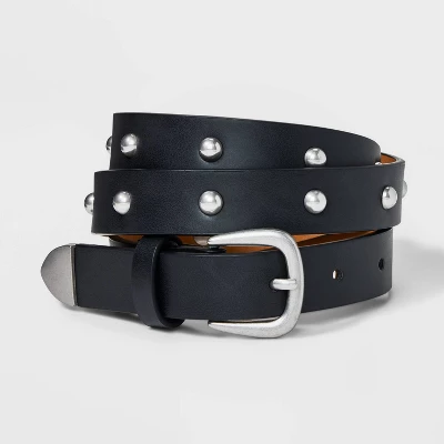 Women's Studded Belt - Universal Thread™ Black S 5 Women's Studded Belt - Universal Thread™ Black S - Image 3