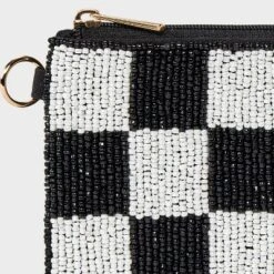 Checker Beaded Pouch - Universal Thread™ Black/White 9 Checker Beaded Pouch - Universal Thread™ Black/White -Universal Thread GUEST ff3f0a58 69fb 44b9 a181 dc84d6f47d4a